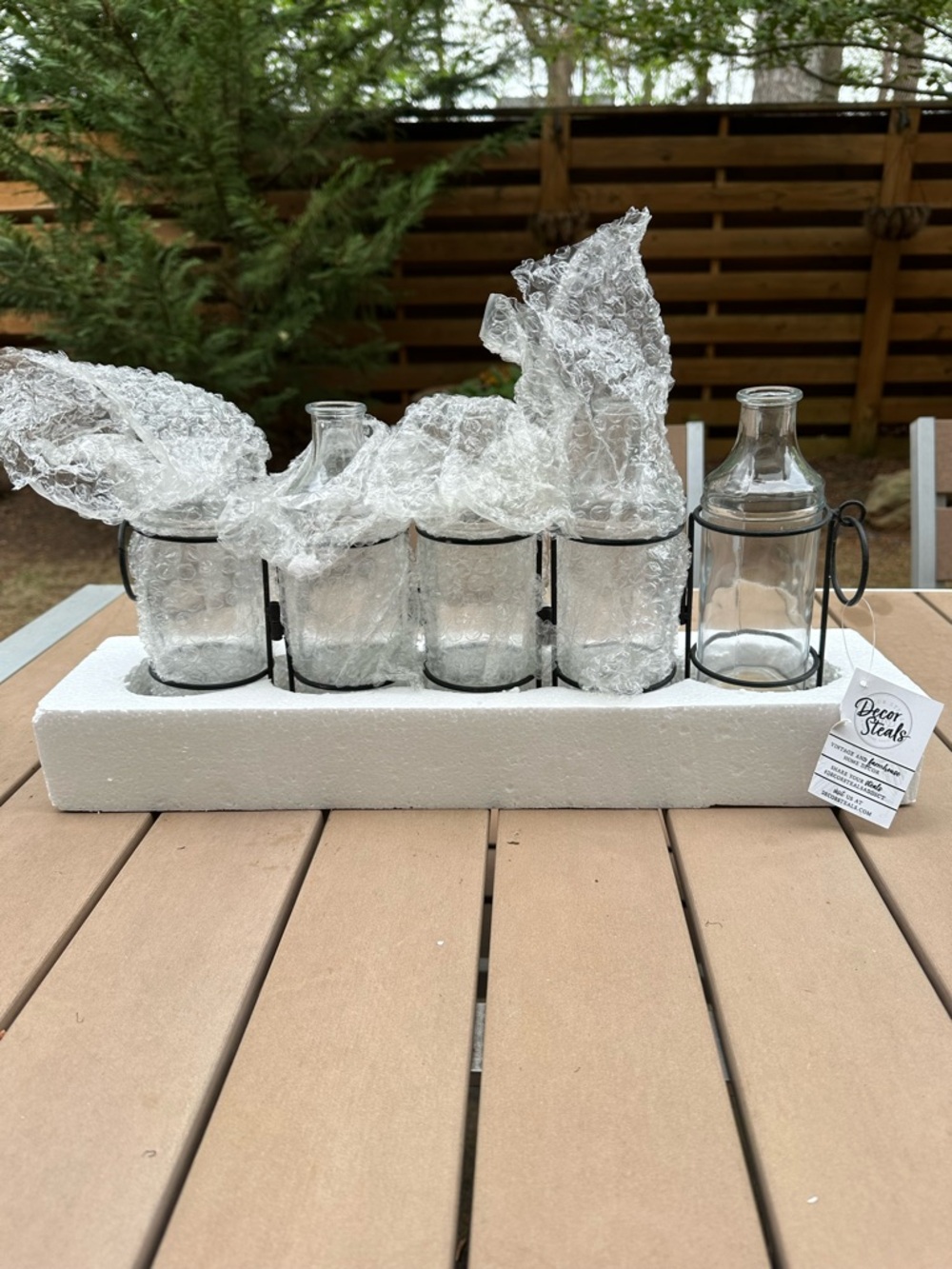 Clear Glass Plant Propagation Station